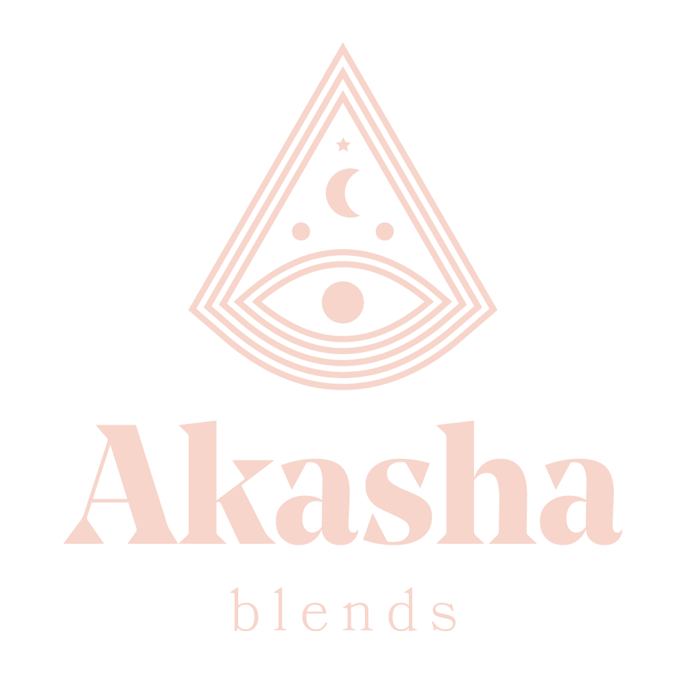 Akasha blends pink logo
